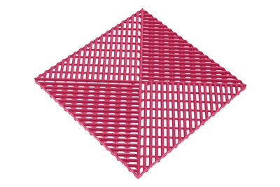 Решётка с дополнительным обрамлением Альта-Профиль, цвет Розовый